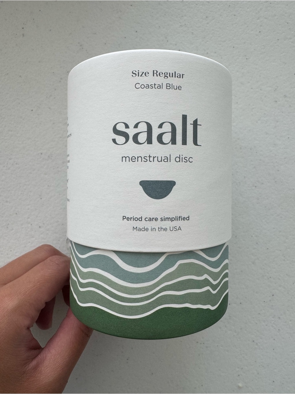 Saalt Coastal Blue Menstrual Disc - Regular